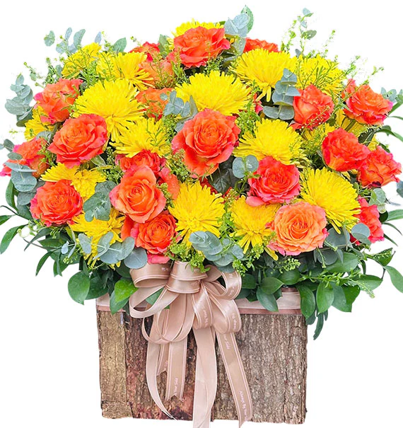 Appreciation Flower Basket For Mom