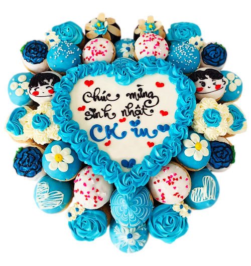 Blue Choux Cake - HCM ONLY