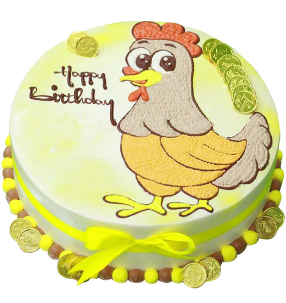 Chicken Birthday Cake