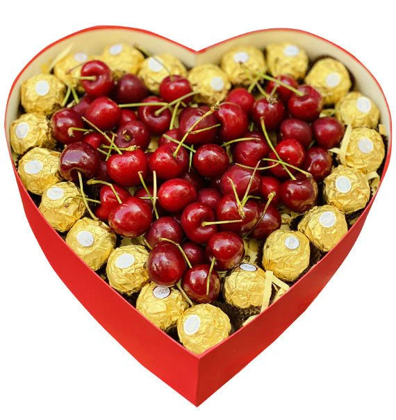 Chocolate and Cherry Box For Valentine - HCM ONLY