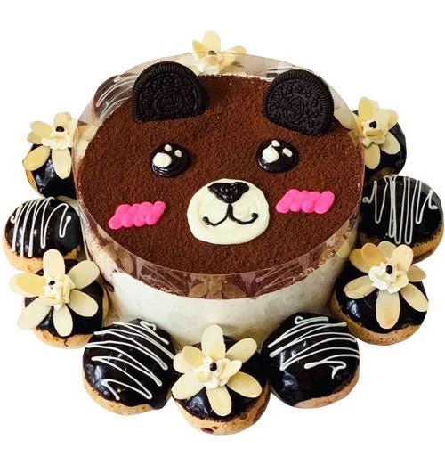 Chocolate Bear Choux Cake - HCM ONLY