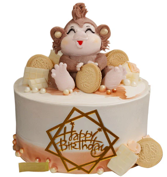 Cute Monkey Cake