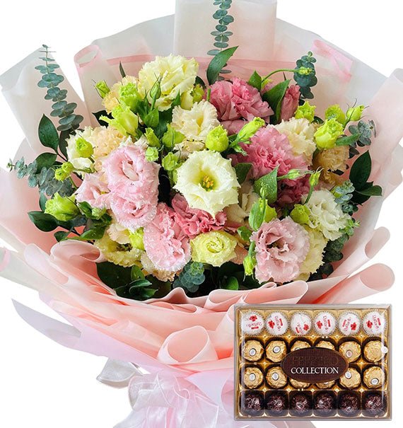 Flower & Ferrero Chocolate Gifts