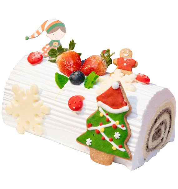 Hokkaido Log Christmas Cake - HCM ONLY