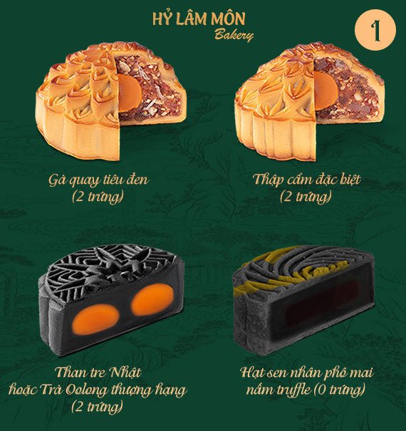 Hy Lam Mon Mooncake - Combo #1