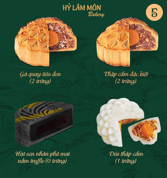 Hy Lam Mon Mooncake - Combo #5