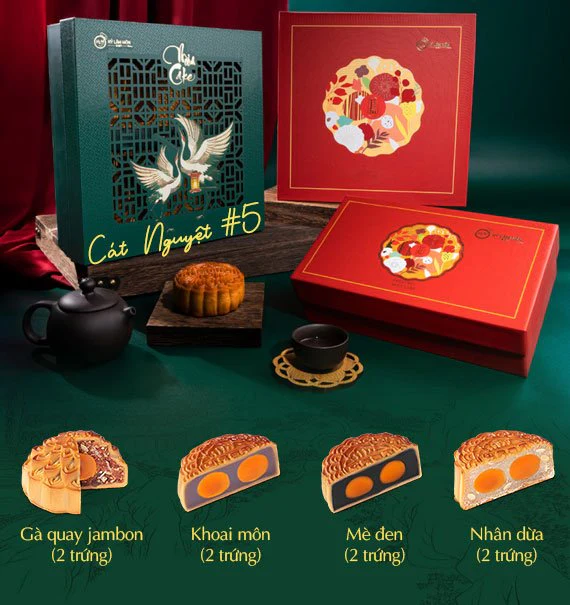 Hy Lam Mon Mooncake - Combo Cát Nguyệt #5