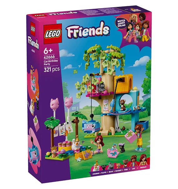 LEGO Cat Birthday Party Building Blocks Toy