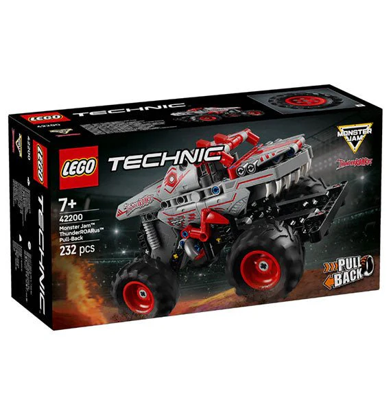 LEGO Monster Jam ThunderRoarus Pull-Back Building Blocks Toy