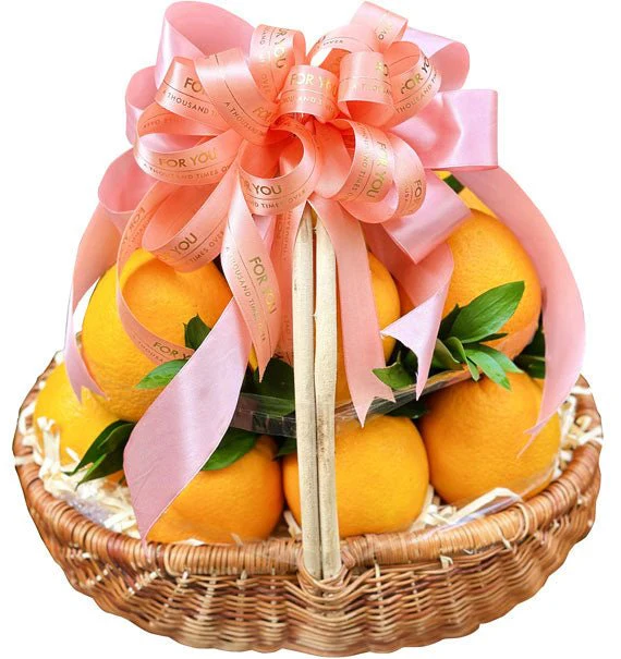 Orange Basket For Valentine