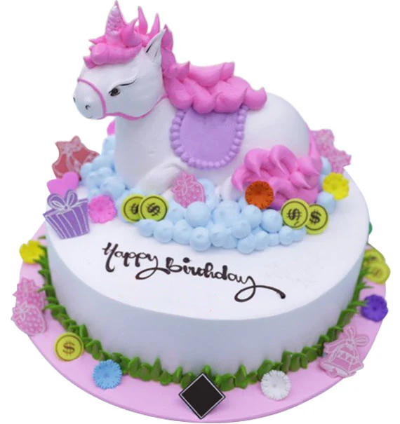 Pink Horse Cake
