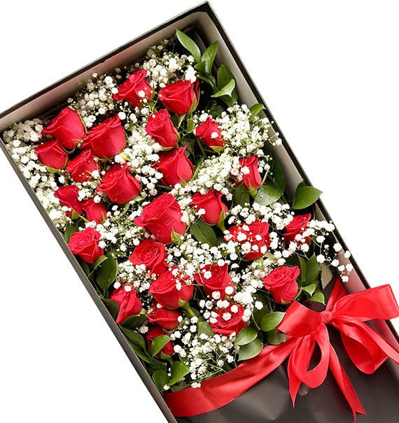 Red Rose Box For Women’s Day - HCM ONLY