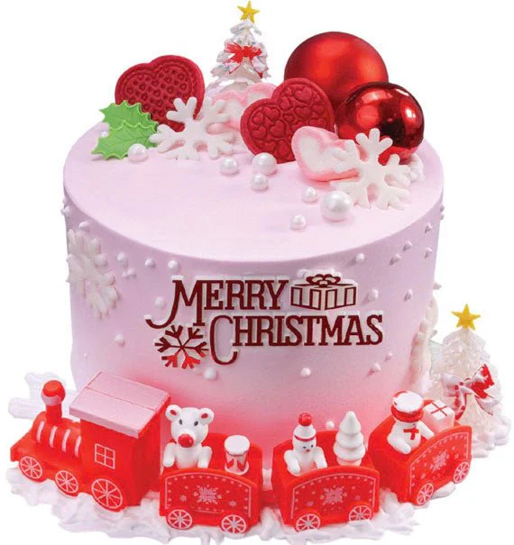 Snowflake Christmas Cake