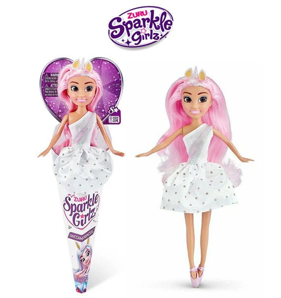 Unicorn Princess Sparkle Girlz Doll Toy - Image 3
