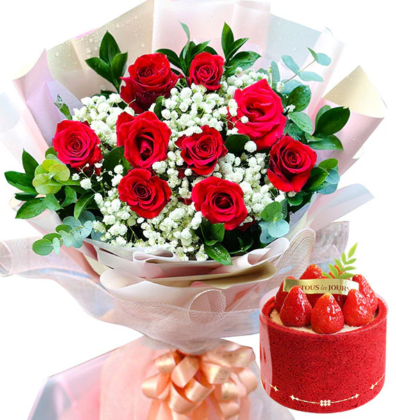Combo Flowers & Cake - HCM ONLY