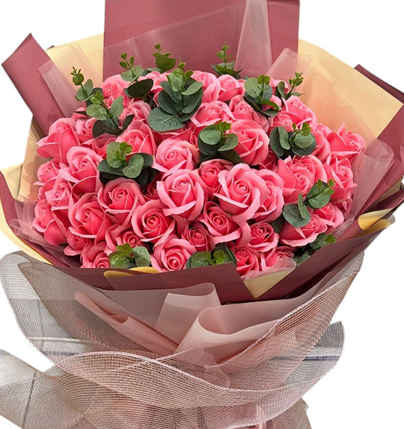 Waxed Rose Bouquet For Mother's Day
